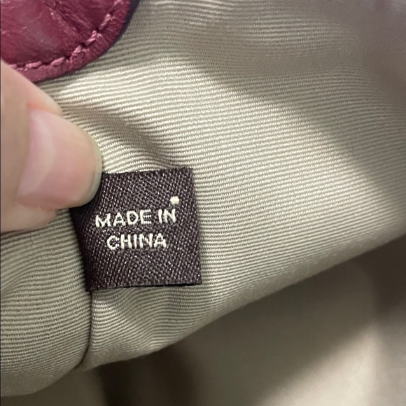 Coach Burgundy Crossbody Bag - Picture 2 of 14